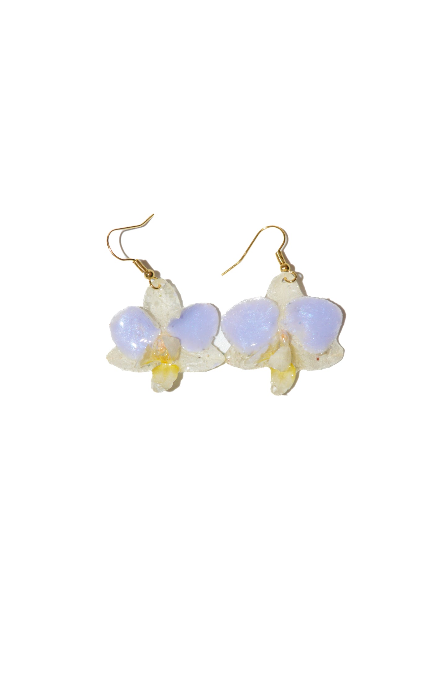 Pendientes Orquídea Bahía Azul