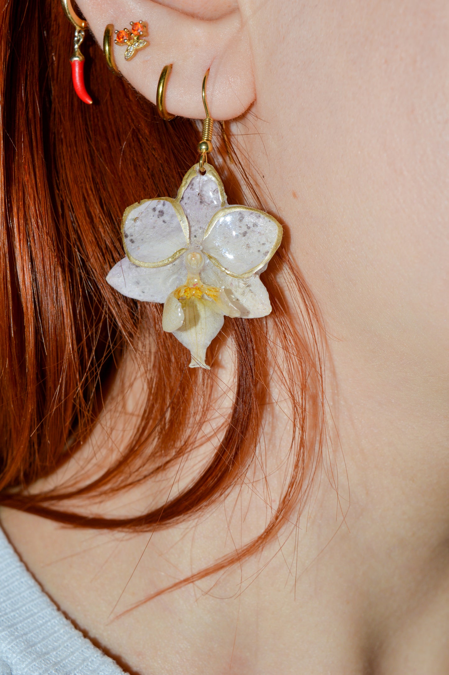 Pendientes Natrualeza Dorada