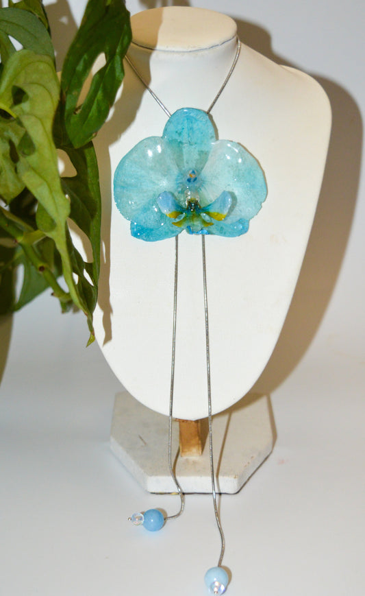 Orquídea Medusa Algodón Azul